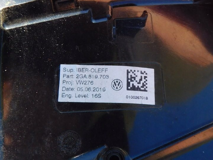 VW T-ROC решетка воздуха панели консоли 2GA819728 2GA819727 2GA819703 9704, фото 4