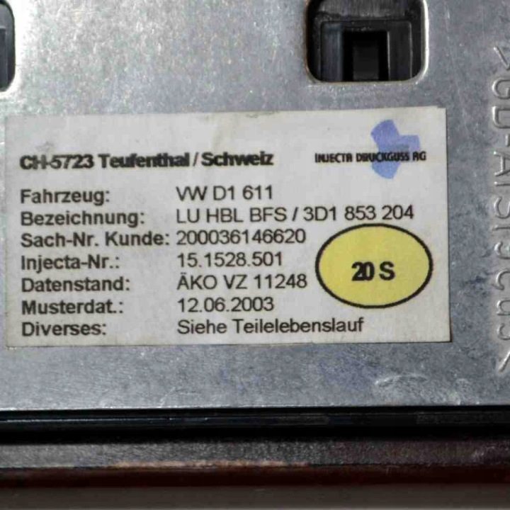ДЕФЛЕКТОРЫ ПАНЕЛИ ПРИБОРНОГО VW PHAETON (3D_) 0638000121 13563861 5.0L 230 кВт, фото 4