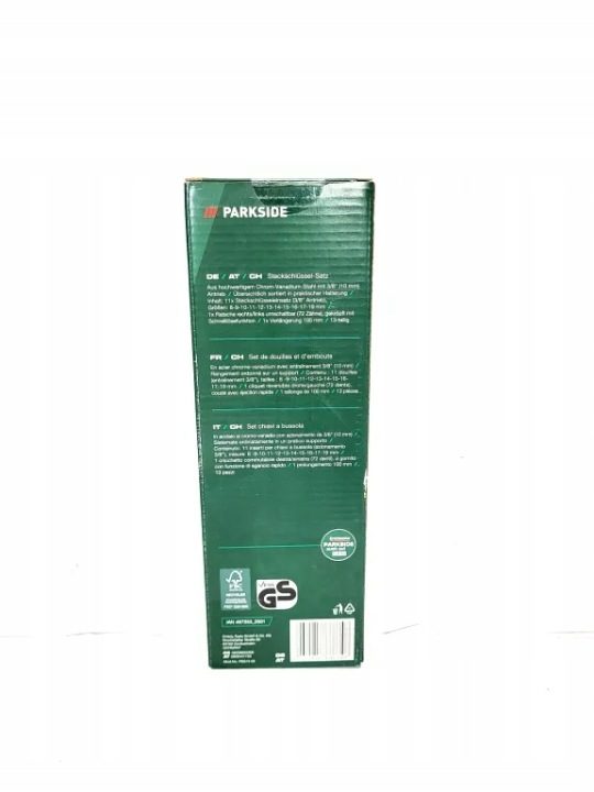 Комплект торцевых головок Parkside 3/8" 13 шт. CR-V + трещотка 72 зубья, фото 3