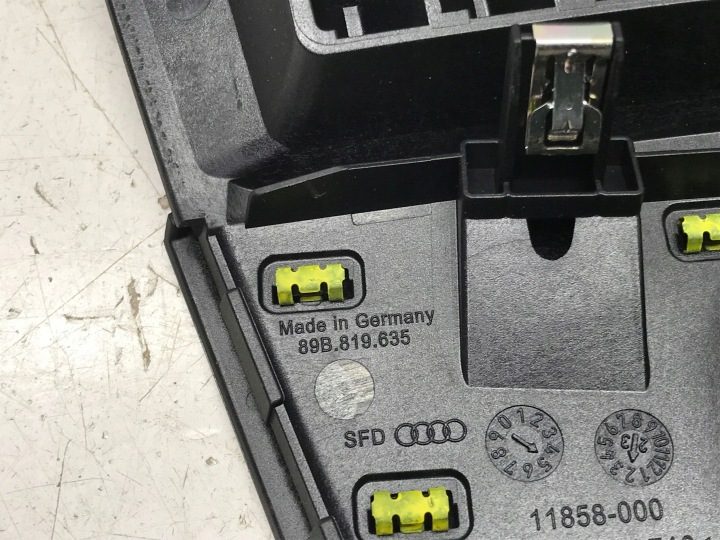 AUDI Q4 E-TRON 89A 2024 ДЕФЛЕКТОР ОБДУВА ДИНАМИКА ПАНЕЛИ КОНСОЛИ 89B819635, фото 7