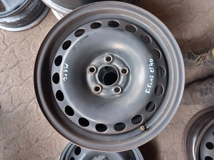 Штампованный диск Volkswagen OE 2Q0601027A/AC 5.5" x 15" 5x100 ET 40, фото 1