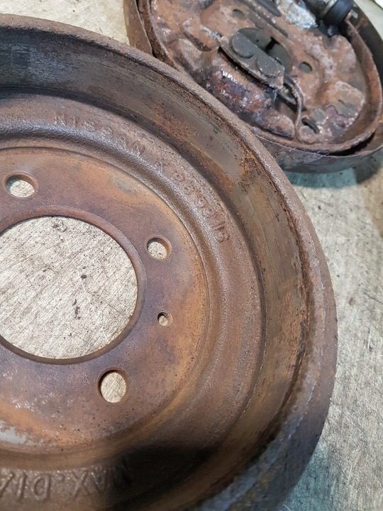 БАРАБАН ТОРМОЗНОЙ ЗАДНИЙ В СБОРЕ NISSAN ALMERA N15, фото 5