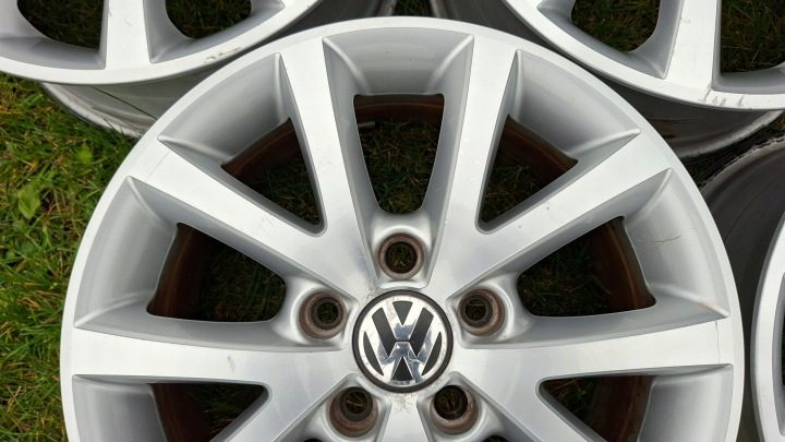 4× Литой диск Volkswagen OE 6.5" x 16" 5x112 ET 50, фото 4
