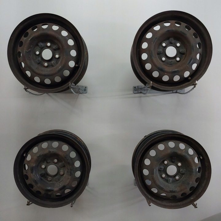 4× Штампованный диск Toyota OE Aygo, C1, 107 4.5" x 14" 4x100 ET 39, фото 1