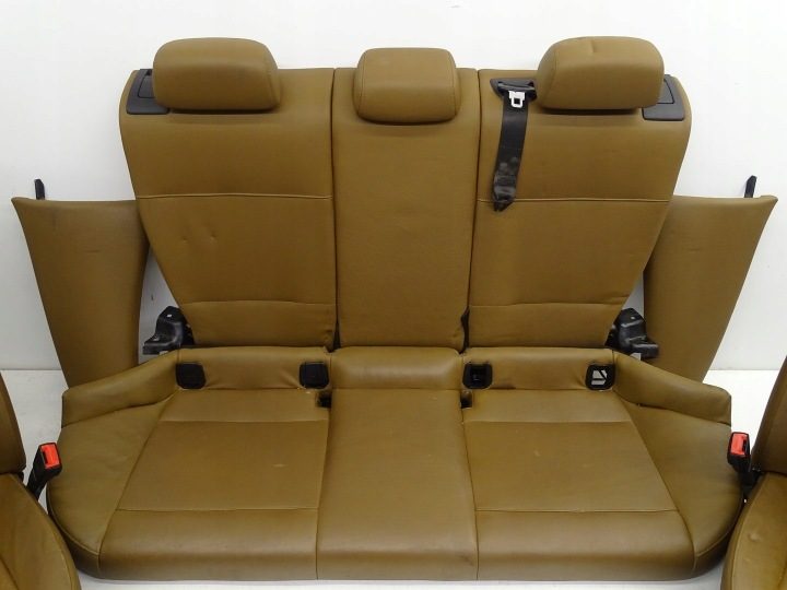 СИДЕНЬЯ ДИВАН ОБИВКА КОЖА BMW X1 E84 BRĄZOWE, фото 8