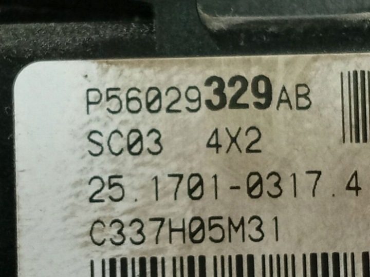 Dodge Caliber Датчик скорости ESP 2007 1.8L P56029329AB P56029329AB, 25.1, фото 4
