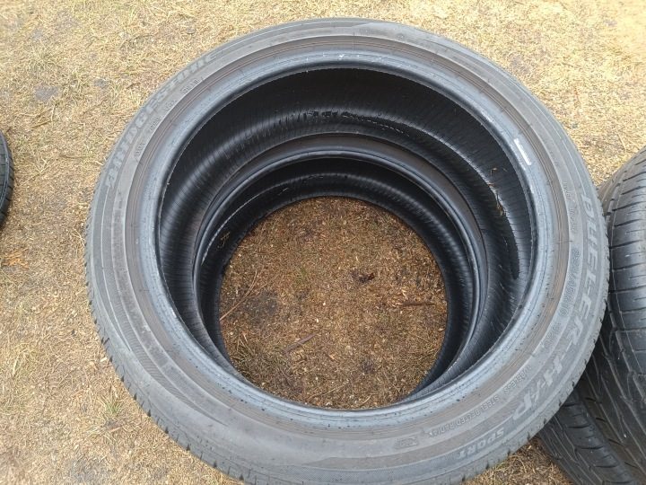 Шина летняя Bridgestone Dueler H/P Sport 225/45R19 92 Вт защита диска, фото 3