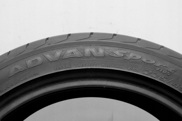 Шина летняя Yokohama Advan Sport V105 225/45R17 94 Y защита диска, усилитель (XL), фото 6