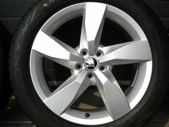 Колеса зимние алюминиевые 17 5x100 Оригинал VW T-Cross Taigo Skoda Kamiq, фото 6