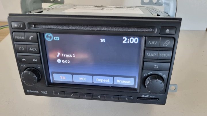 Магнитола Bluetooth Nissan Note Micra Juke Qashqai Navara навигация LCN, фото 5