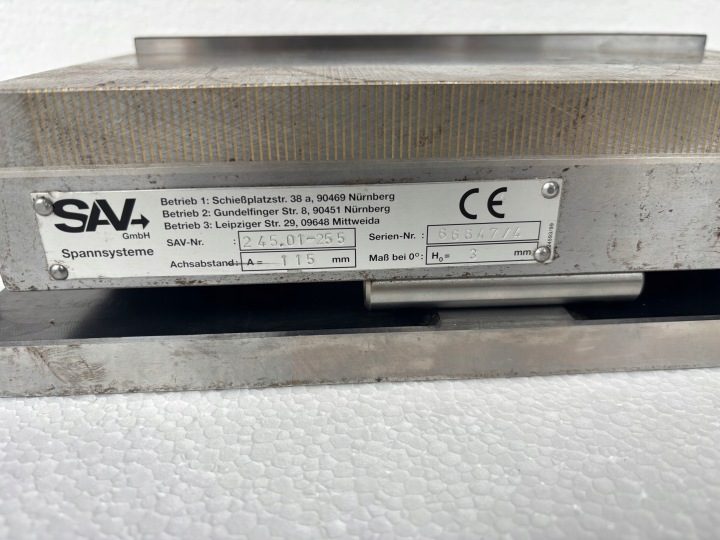 Кронштейн Магнитный SAV Spannsysteme wym. 255 / 115 мм, фото 4