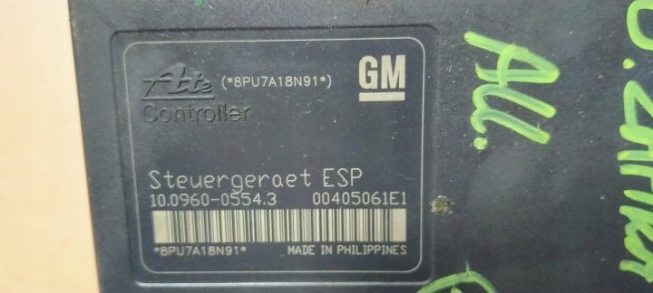 OPEL ZAFIRA B 05-08 НАСОС ABS 13246535BL, фото 4