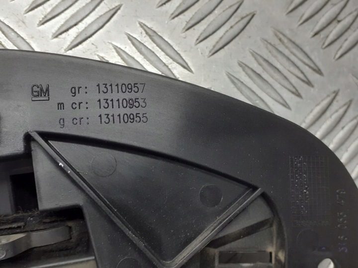 РУЧКА ПРАВАЯ ПЕРЕДНЯЯ ВНУТРЕННЯЯ OPEL CORSA C 013110957, фото 2