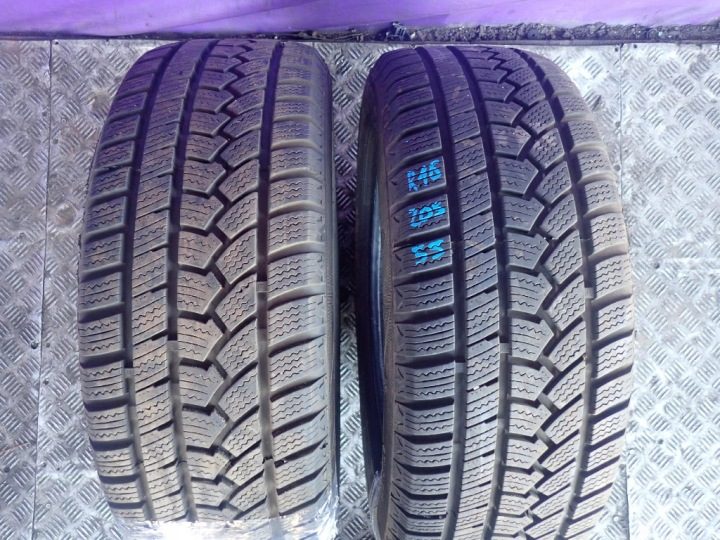 2× Шина зимняя Torque TQ022 205/55R16 91 H сцепление на снегу (3PMSF), фото 1