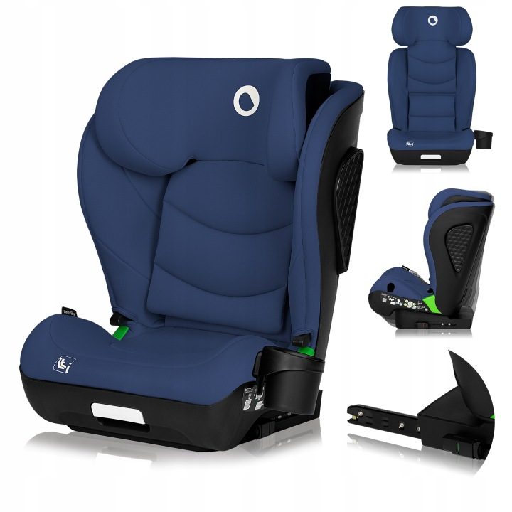 Автокресло Lionelo Neal i-Size 15-36 кг 100-150 см синее, фото 1