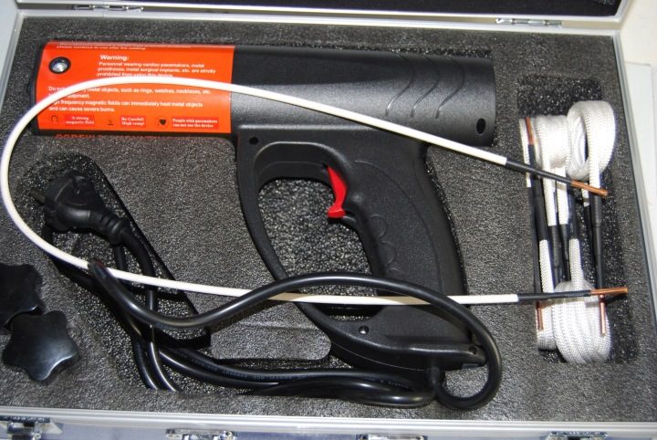 Отопитель индукционный Vevor 1500W для wykręcania болтов с 8 cewkami, фото 4