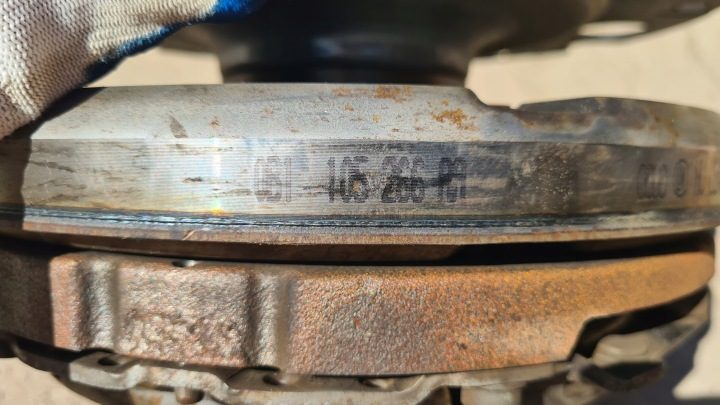 Audi A4 B8 A5 8T 1.8 TFSI Сцепление Двухмассовый маховик 0B1105266AA uszkod, фото 3