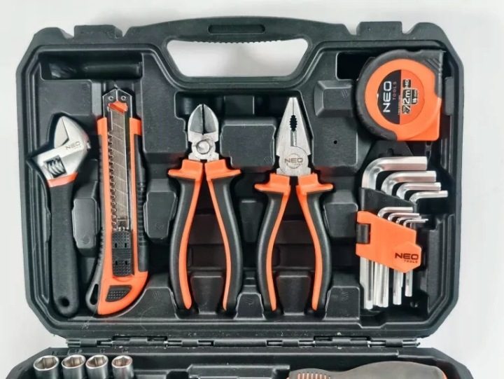 NEO TOOLS Комплект Инструментов Универсальный 60 шт. Торцевые головки Биты 10-200, фото 2