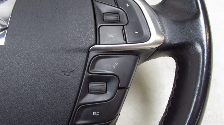 CITROEN DS4 C4 II 11-15 РУЛЬ КОЖА МУЛЬТИФУНКЦИОНАЛЬНАЯ ПОДУШКА БЕЗОПАСНОСТИ, фото 7