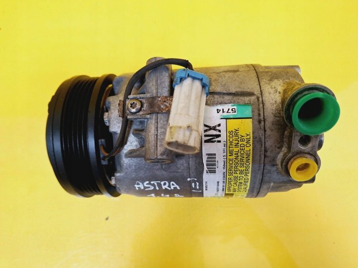 Компрессор кондиционера 09165714 Opel Astra G 1.4 бензин NR15, фото 9