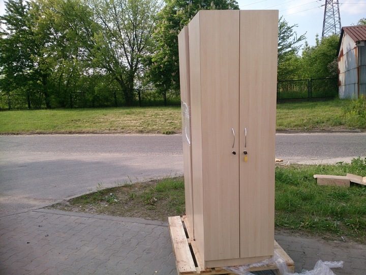 Шкаф РАБОЧИЙ для одежды DREKO двухдверный 205 см x 60 см, фото 1