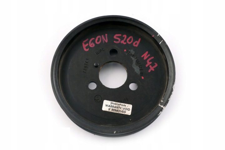 BMW E60 E61 520d N47 Шкив Насоса Гидроусилителя D=125MM 7802622, фото 1
