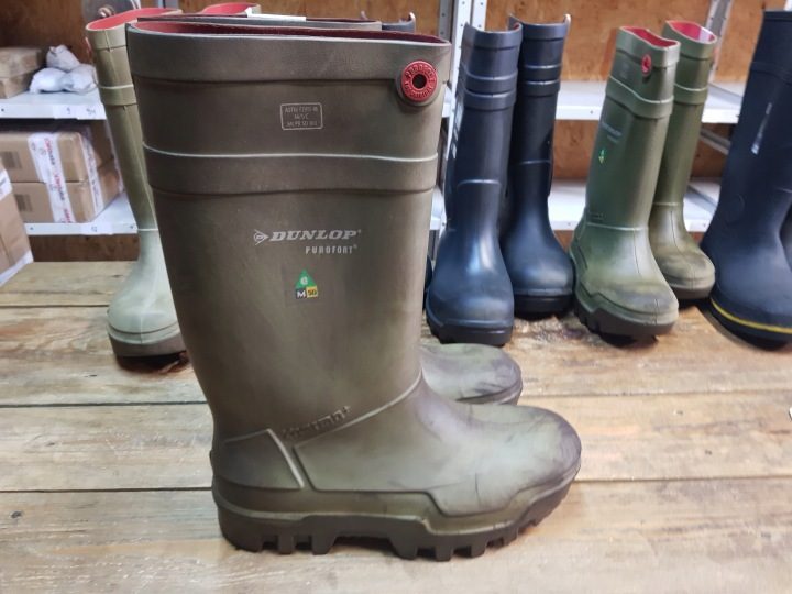 Резиновые сапоги рабочие DUNLOP разм. 47 стелька 31 см S3, фото 3