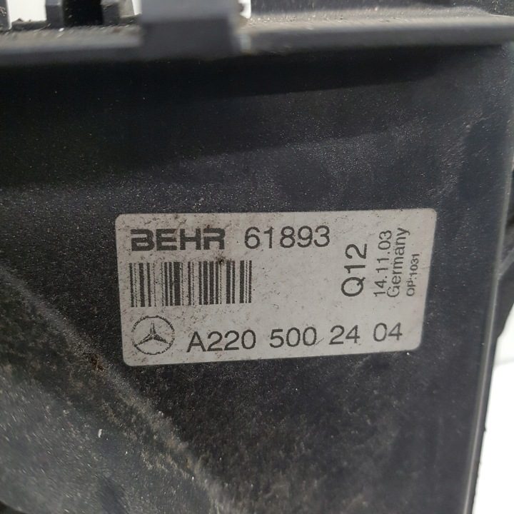 ВЕНТИЛЯТОР РАДИАТОРА MERCEDES-BENZ S-КЛАСС W220 A2205002404 61893, фото 2