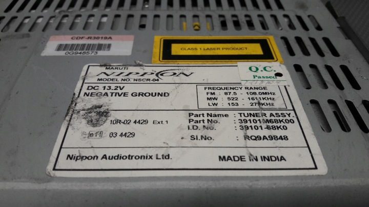 Suzuki OE 39101-68K0, фото 5