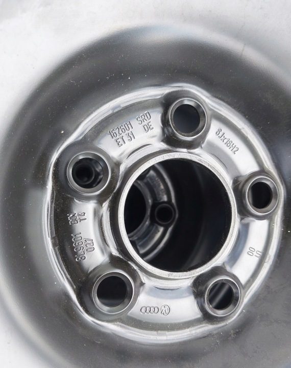 Штампованный диск Volkswagen OE 6.0" x 16" 5x100 ET 31, фото 2