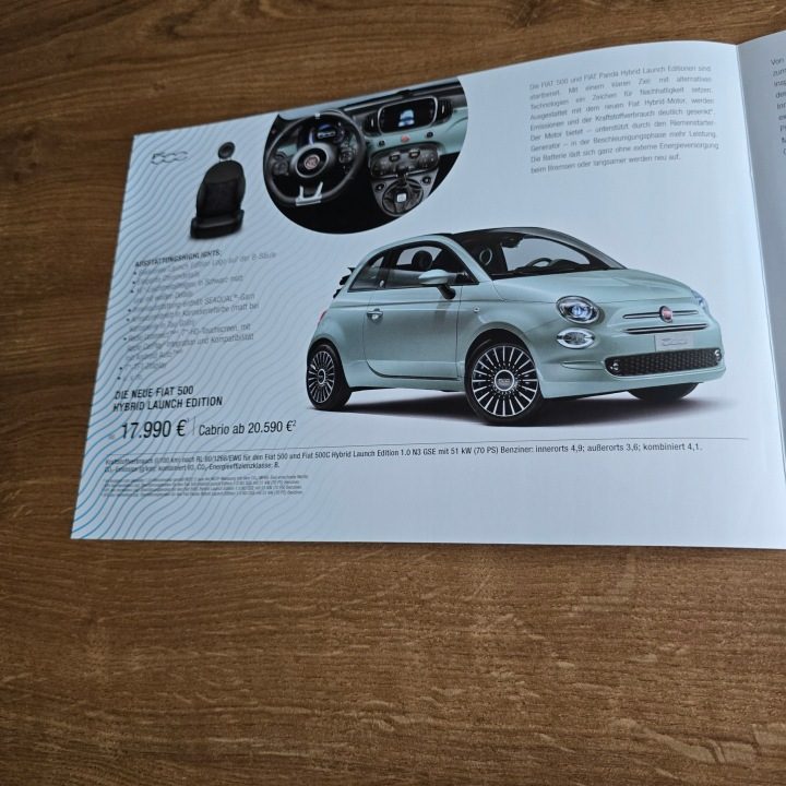Fiat 500 i Panda Гибрид Launch Edition 2020, фото 2