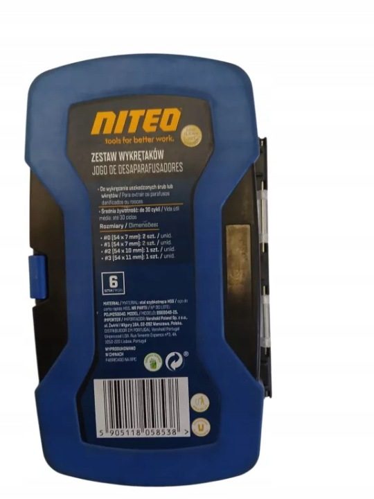 Комплект отверток Niteo Tools 6 элементов, фото 2