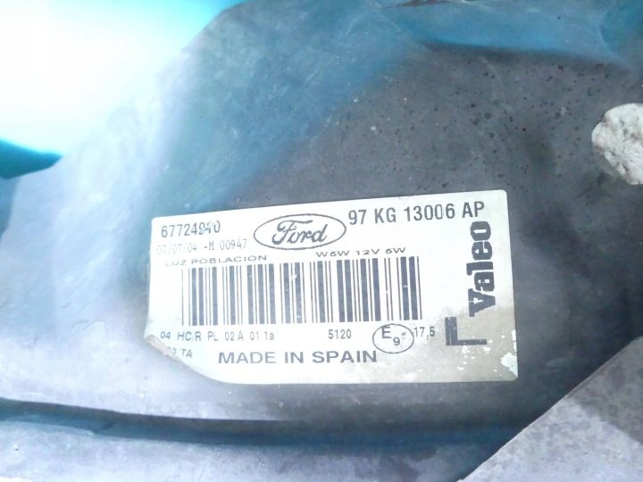 ФАРА ЛЕВАЯ ФАРА ПЕРЕДНЯЯ FORD KA MK1 96-08 EU, фото 4