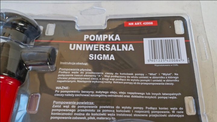 Насос для топлива Carcommerce ручной для слива топлива, масла и воды, фото 12