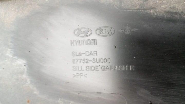 KIA SPORTAGE III ----НАКЛАДКА ПОРОГА ПРАВАЯ 87752-3U000, фото 8