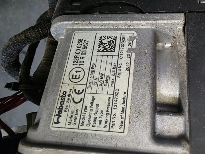 Opel Zafira C автономный отопитель webasto+instalacja бензин, фото 2