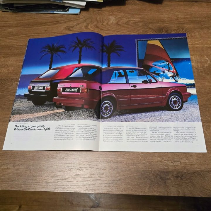 VW Volkswagen Golf I Mk 1 Golf Кабриолет и Quartett 1989, фото 7