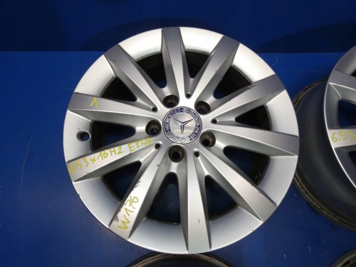 4× Литой диск Mercedes-Benz OE W176 6.5" x 16" 5x112 ET 48, фото 2