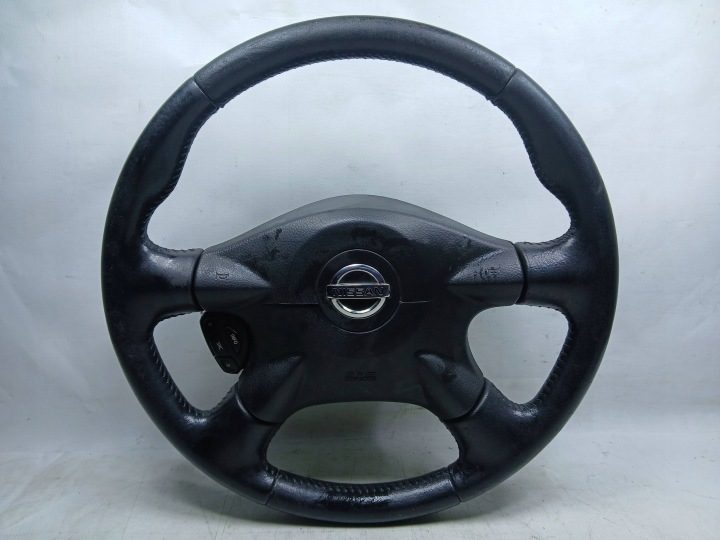 РУЛЬ КОЖАНЫЙ МУЛЬТИФУНКЦИОНАЛЬНЫЙ AIRBAG NISSAN ALMERA TINO, фото 1