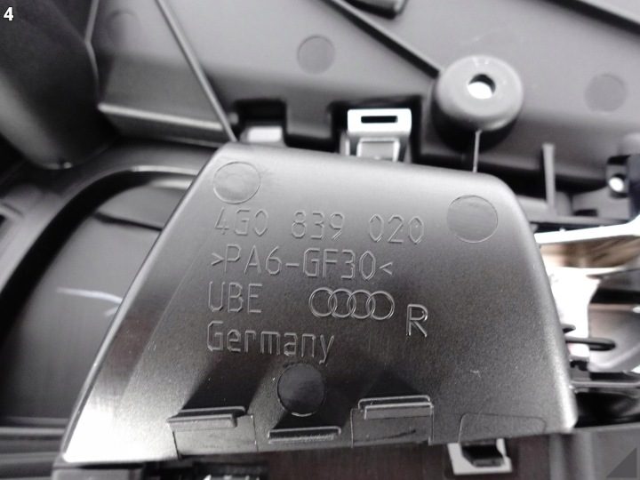 AUDI A6 S6 4G0 C7 РЕСТАЙЛИНГ 10-18 РУЧКА ДВЕРИ ЗАДНЕЙ ПРАВОЙ ДИНАМИК ХРОМ, фото 5