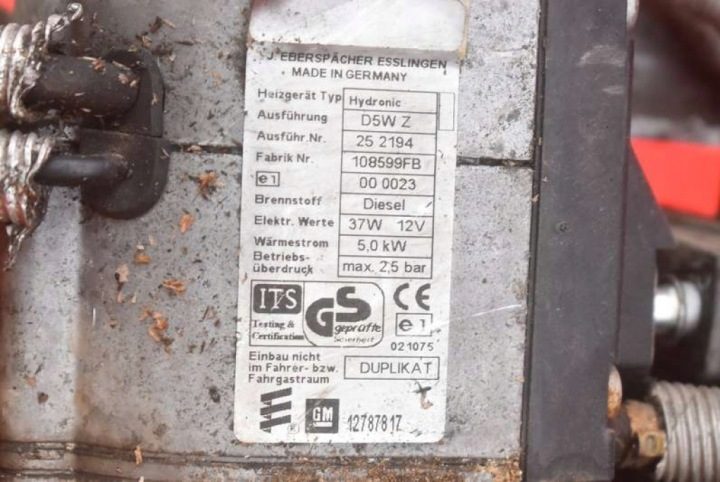 WEBASTO АВТОНОМНЫЙ ОТОПИТЕЛЬ 12787817 SAAB 9-3 93 2 II 2.2 TiD 125 Л.С. 02-07, фото 3