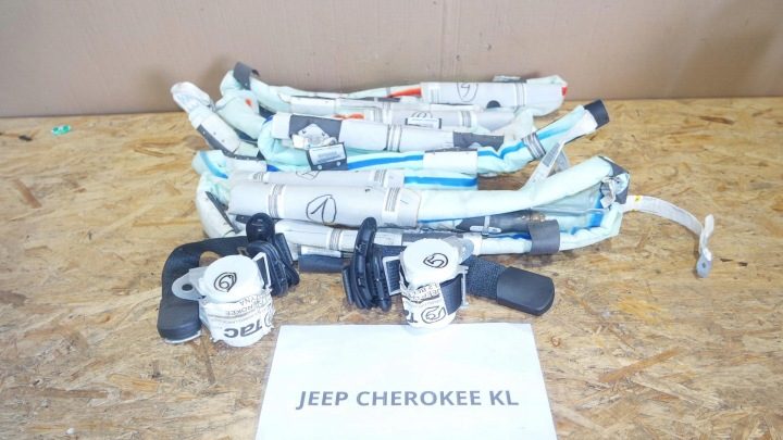 ШТОРКА AIRBAG РЕМЕНЬ БЕЗОПАСНОСТИ ЗАДНИЙ JEEP CHEROKEE KL, фото 1