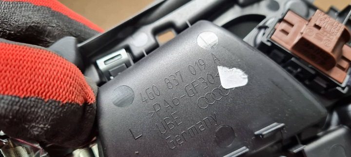 A6 C7 4G РУЧКА ДВЕРИ ЛЕВАЯ ПЕРЕДНЯЯ ВНУТРЕННЯЯ 4G0837019A, фото 8