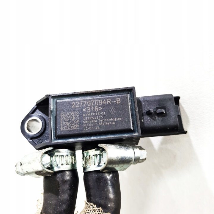 ДАТЧИК ДАВЛЕНИЯ ВЫХЛОПНЫХ ГАЗОВ DPF 227707094R RENAULT DACIA NISSAN 1.3 TCE, фото 3