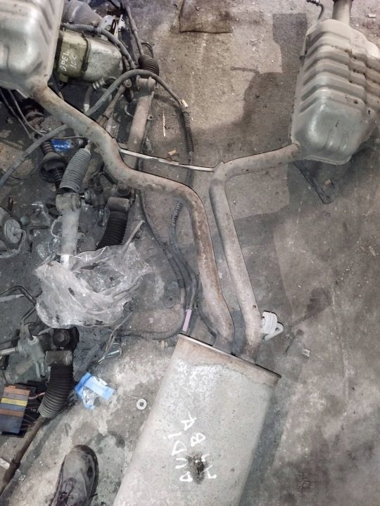 В сборе глушитель Audi A4 B7, фото 3