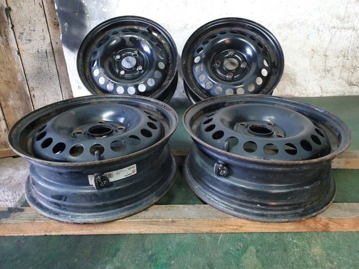 4× Штампованный диск Opel OE 5.0" x 14" 4x100 ET 38, фото 8