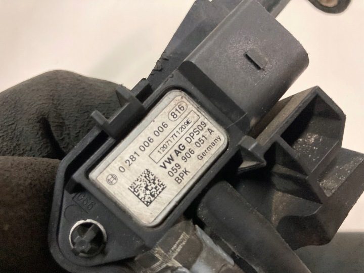 ДАТЧИК ДАВЛЕНИЯ ВЫХЛОПНЫХ ГАЗОВ VW AUDI SKODA I 0281006006, фото 3