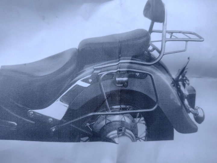 YAMAHA XVS 650 Drag Star Classic каркас sakw бокового, фото 1