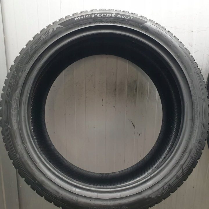 2× Шина зимняя Hankook Winter i*cept evo3 W330 255/40R19 100 В сцепление на снегу (3PMSF), защита диска, усилитель (XL), фото 10