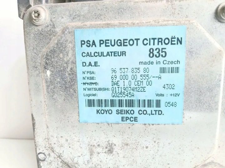Блок управления гидроусилителя руля CITROEN C3 I (FC_) 9653783580, фото 8